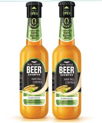 PARK AVENUE New Hair Fall Control Beer Shampoo Combo 180ml 2Pc