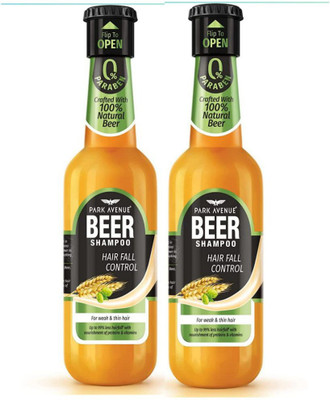 PARK AVENUE New Hair Fall Control Beer Shampoo Combo 180ml 2Pc(360 ml)