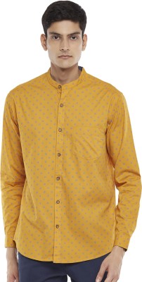 Byford by Pantaloons Men Printed Sports Orange Shirt