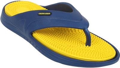 CARLTON LONDON Men Flip Flops(Yellow , 7)