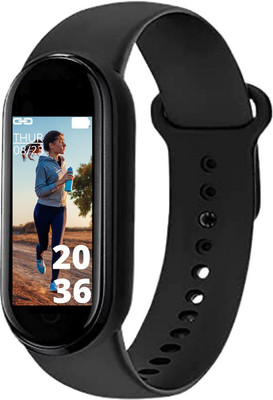 LionBolt M7 Smart Fitness Wristband(Black Strap, Size : FREE SIZE)