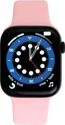Cyxus 4G Android mobile 4G watch with pedometer Smartwatch(Pink Strap, Free)