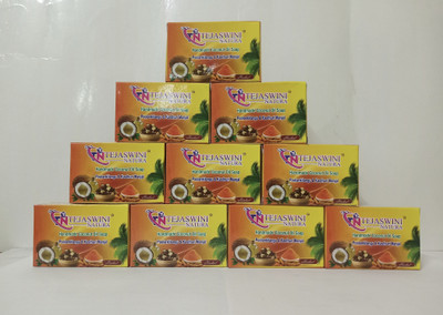 Tejaswini Natura Handmade Coconut Oil Soap - Poolankilangu & Kasthuri Manjal Jumbo(10 x 75 g)