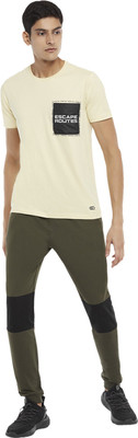 Ajile By Pantaloons Printed Men Round Neck White T-Shirt