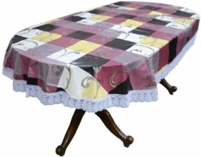 RMDecor Self Design, Printed 4 Seater Table Cover(Multicolor, PVC)