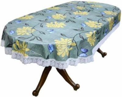 ZITIN Printed 6 Seater Table Cover(Multicolor, PVC)