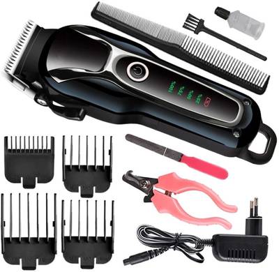 KMI Kemei KM - 1991 Professional Rechargeable Electric Pet Clipper Trimmer Trimmer 120 min  Runtime 4 Length Settings