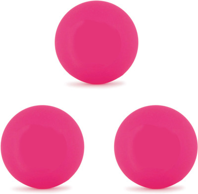 KNK Pink Cricket Wind Balls Cricket Synthetic Ball(Standard, Pack of 3)