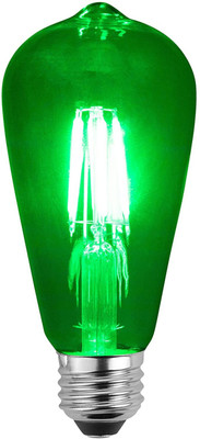 Hybrix 4 W Basic Decorative E26, E27 LED Bulb(Green)