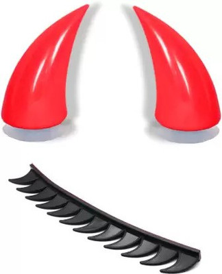Ubom Helmet Mohawk for Bike(Red, Black)
