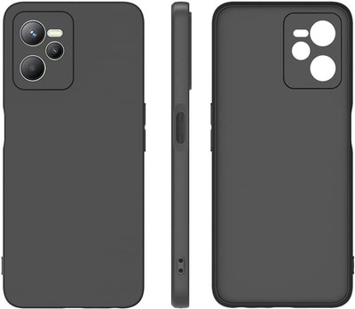 LILLIPUT Back Cover for Realme C35(Black, Pack of: 1)