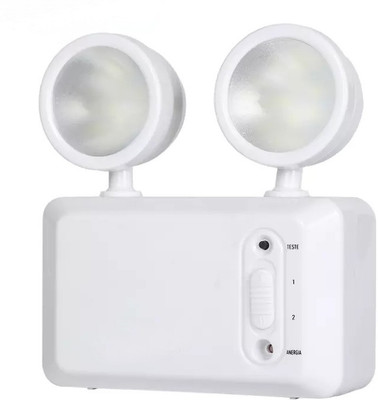 Sanjana Collections 100 Watt SMD Rechargeable High Power Twin Spot Light 6 hrs Lantern Emergency Light(White)