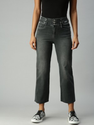 Showoff Flared Women Grey Jeans