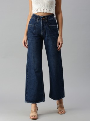 Showoff Flared Women Dark Blue Jeans