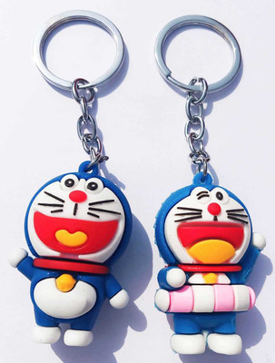 WHITE POPCORN Combo of doremon keychain for doremon lovers Key Chain Key Chain