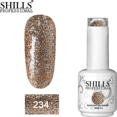 Shills Professional UV LED Soak Off Glitter Gel Polish 234