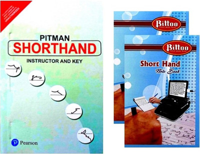 Pitman Shorthand (Instructor And Key) New Era Edition Is With 2 Steno Copies(Paperback, Isaac pitman)