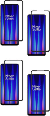ISAAK Edge To Edge Tempered Glass for OnePlus Nord CE2 5G Edge to Edge, Full Glue, 11D Tempered Glass(Pack of 4)