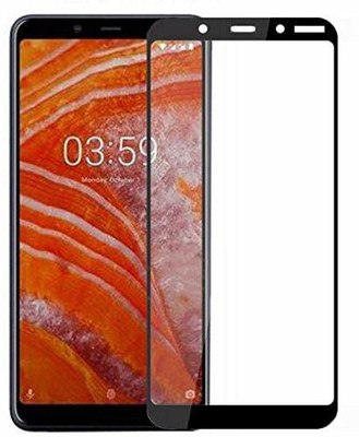 VISHZONE Edge To Edge Tempered Glass for Nokia 3.1 Plus(Pack of 1)