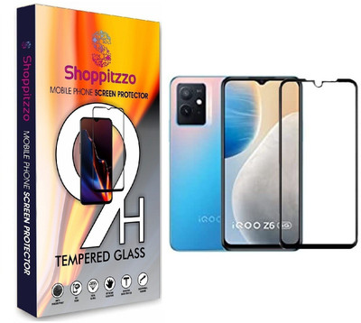 Shoppitzzo Edge To Edge Tempered Glass for Iqoo Z6 5G/NeoShield Tempered Glass/Full Screen Coverage-Edge to Edge/9H(Pack of 1)