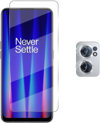 ISAAK Tempered Glass Guard for OnePlus Nord CE2 5G Tempered Glass & Back Camera Lens Protector (Combo Pack)(Pack of 2)