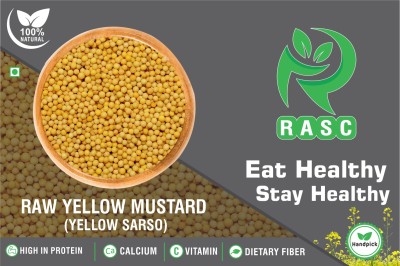 RASC Whole Yellow Mustard I Pili Sarso I Pack of 400g(400 g)