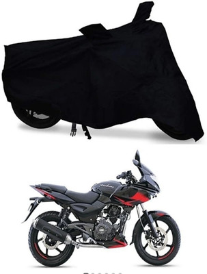 ITRIMK Waterproof Two Wheeler Cover for Bajaj(Pulsar 220 DTS-i, Black)