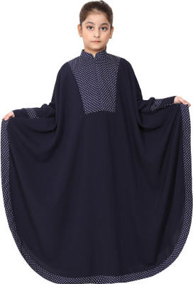 BT - Being Traditional Nida Matte Solid Abaya(Blue)