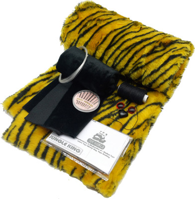 PRANSUNITA Complete Soft Toy Teddy Tiger Making Kit Include Cotton For filling