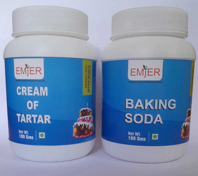 EMJER BAKING SODA & CREAM OF TARTAR Baking Soda Powder(2 x 1 ml)