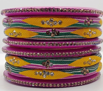 Priya art creation Lac Bangle Set(Pack of 8)