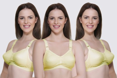 Lady One Women Everyday Non Padded Bra(Yellow)