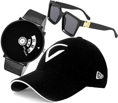 GoodFeel Solid Sports/Regular Cap Cap(Pack of 3)