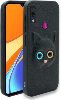 SUNSHINE Back Cover for Samsung A20/A30/M10S Soft PU Leather 3D Cute Effect with Colored Eye Cat Back Cover(Black, Grip Case, Pack of: 1)