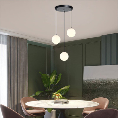 HomesElite Chandelier Ceiling Lamp(Black)