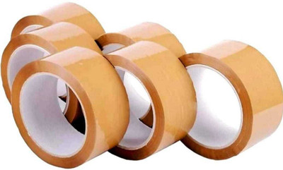 Vishal Enterprises Single sided Manual Tape (Manual)(Set of 6, Brown)
