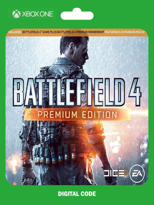 Battlefield 4 Premium Edition with Game and Expansion Pack(Code in the Box - for Xbox One)