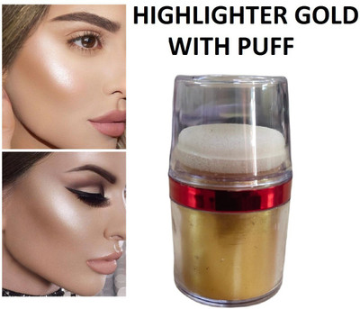 Herrlich MAKEUP BASE POWDERY GOLDEN HIGHLIGHTER GLOW Highlighter (GOLDEN) Highlighter(lemon)