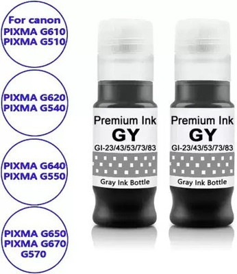 Wiofy INK GI-23/43/53/73/83 for CN PIXMA G610/G510/G620/G540/G640 70ML Grey Ink Bottle Grey Ink Bottle