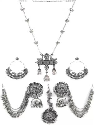 SGM Oxidised Silver Silver Jewellery Set(Pack of 1)