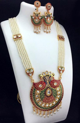 PARVA Alloy Gold-plated, NA Multicolor Jewellery Set(Pack of 1)