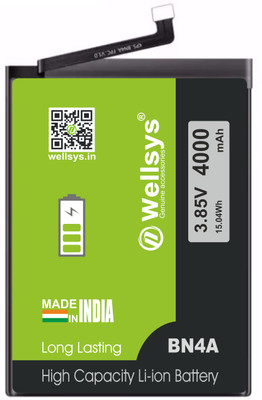 WELLSYS Mobile Battery For  Xiaomi Redmi Note 7 / Note 7 Pro / Note 7S ( BN4A 4000MAH )