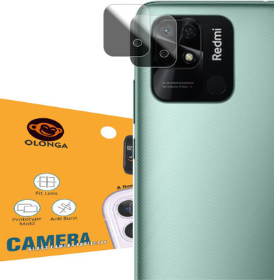 OLONGA Back Camera Lens Glass Protector for Redmi 10(Pack of: 2)