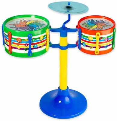 SGMSC Musical Instruments Original Jazz Drum Set for Kids(Multicolor)