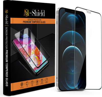 MS-Shield Edge To Edge Tempered Glass for Apple iPhone 12 Pro Max(Pack of 1)