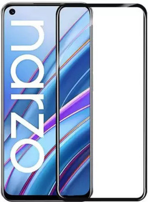 DMJHP Edge To Edge Tempered Glass for Realme Narzo 50(Pack of 1)