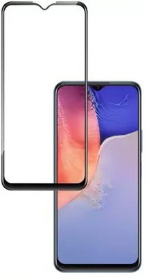 LIKEDESIGN Edge To Edge Tempered Glass for Vivo Y15s 2021, Vivo Y15s(Pack of 1)