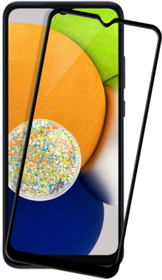 HUPSHY Edge To Edge Tempered Glass for SAMSUNG Galaxy A03(Pack of 1)