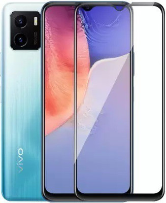 LIKEDESIGN Edge To Edge Tempered Glass for Vivo Y15s 2021, Vivo Y15s(Pack of 1)