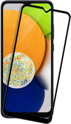 HUPSHY Edge To Edge Tempered Glass for SAMSUNG Galaxy A03(Pack of 1)